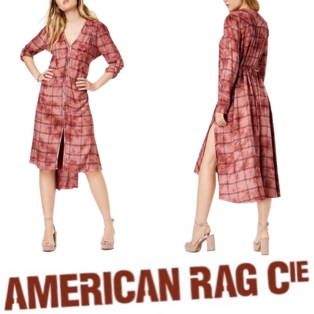 American Rag Juniors High-Low Tie Dye Tunic Dress